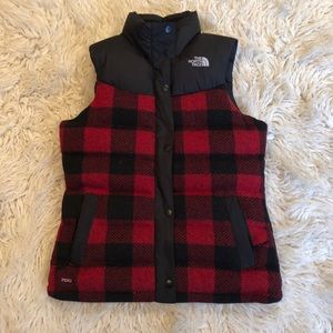 North Face Plaid Vest